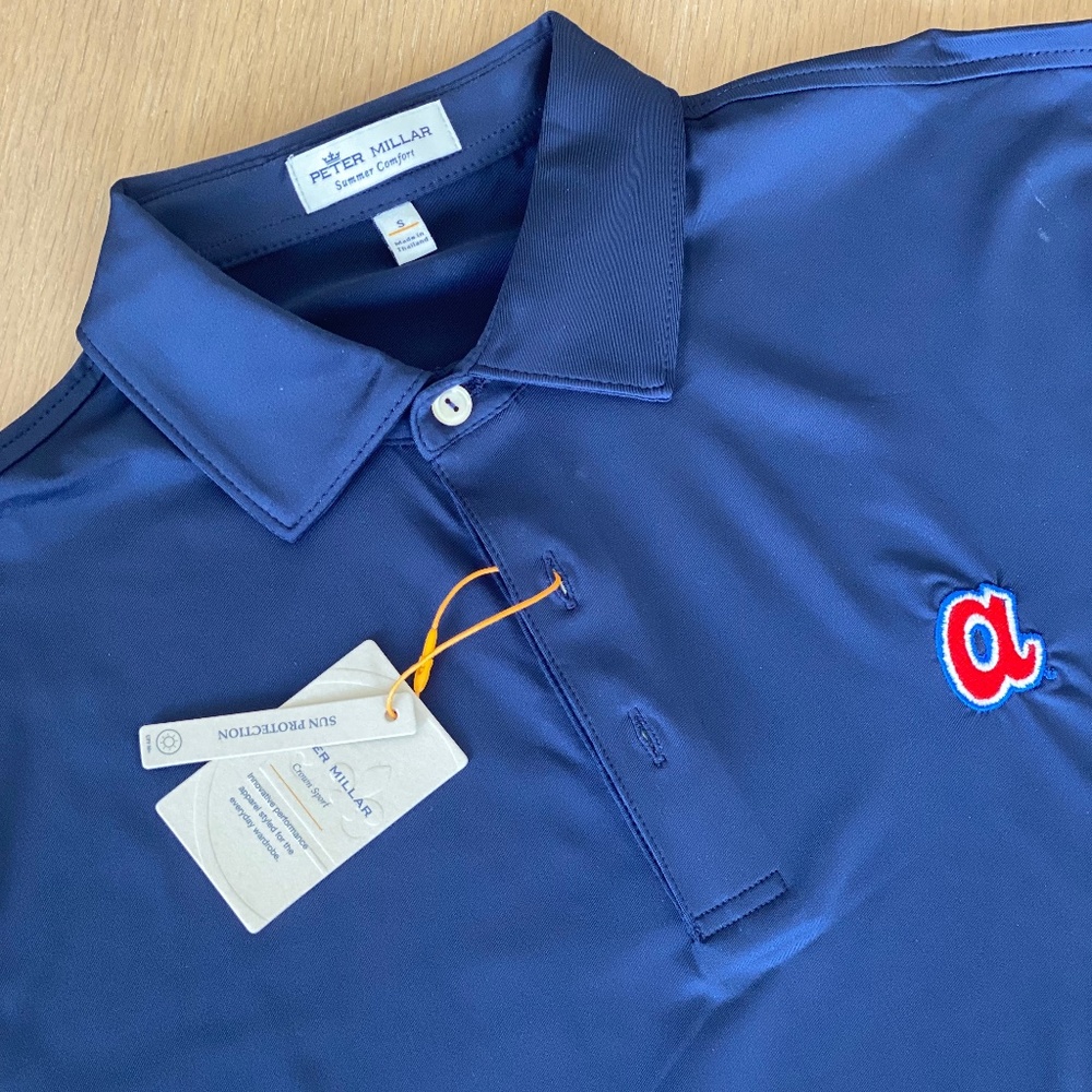 Peter Millar Small Atalanta Braves Polo